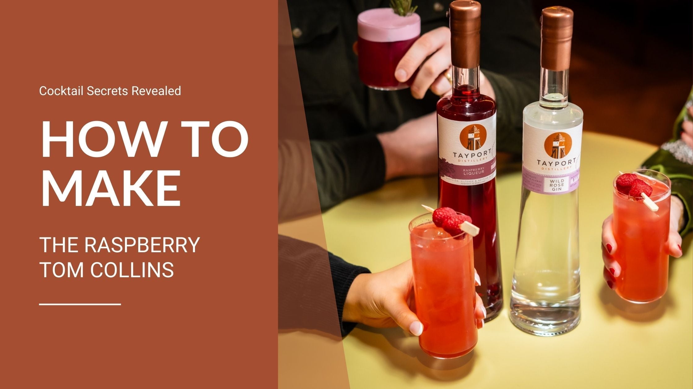 Perfect Raspberry Tom Collins Cocktail Recipe | Tayport Distillery